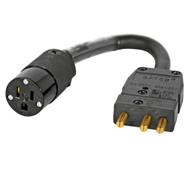 Stage Pin to Edison Adapter Cable