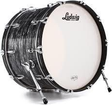 Ludwig 22" x 14" Bass Drum - Classic Maple - Vintage Black Oyster