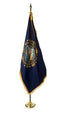 New Hampshire Flag on Stand