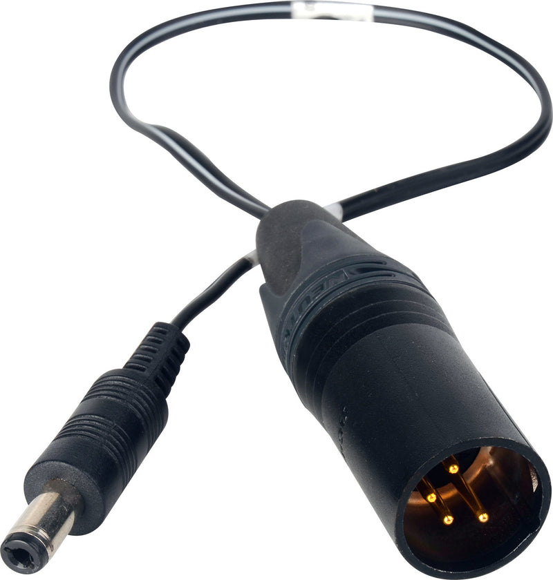 Laird Digital Cinema 2.5mm DC to XLR 4-Pin Power Cable for Blackmagic Cameras (5')