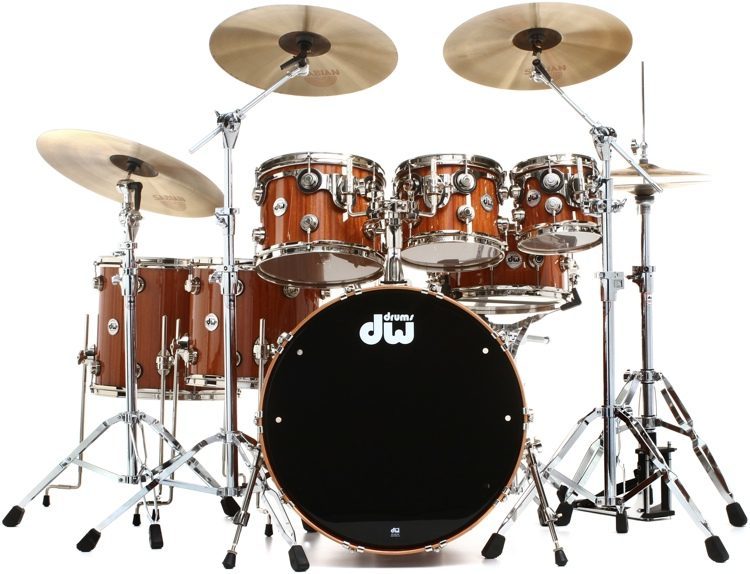 DW Drumset - Collector's Cherry/Mahogany Natural Lacquer