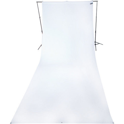 Westcott 9' x 20' Wrinkle-Resistant Polyester Background - White