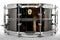 Ludwig Black Beauty 6.5"x14" Hammered Brass Snare Drum w/ Imperial Lugs