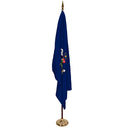 Maine State Flag on Stand