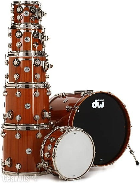 DW Collector's Cherry/Mahogany Tom - Choose Size